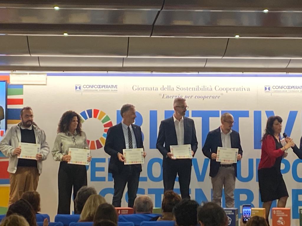 Al Gruppo una menzione speciale nella Giornata della sostenibilità Cooperativa